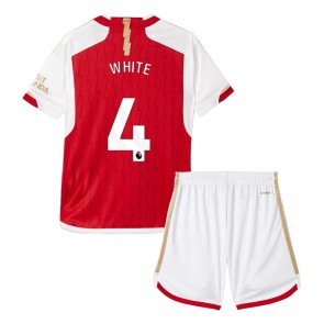 Arsenal Ben White #4 Domaci Dres za Dječji 2023-24 Kratak Rukavima (+ kratke hlače)